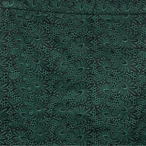 Ann Taylor Emerald & Black Pencil Skirt